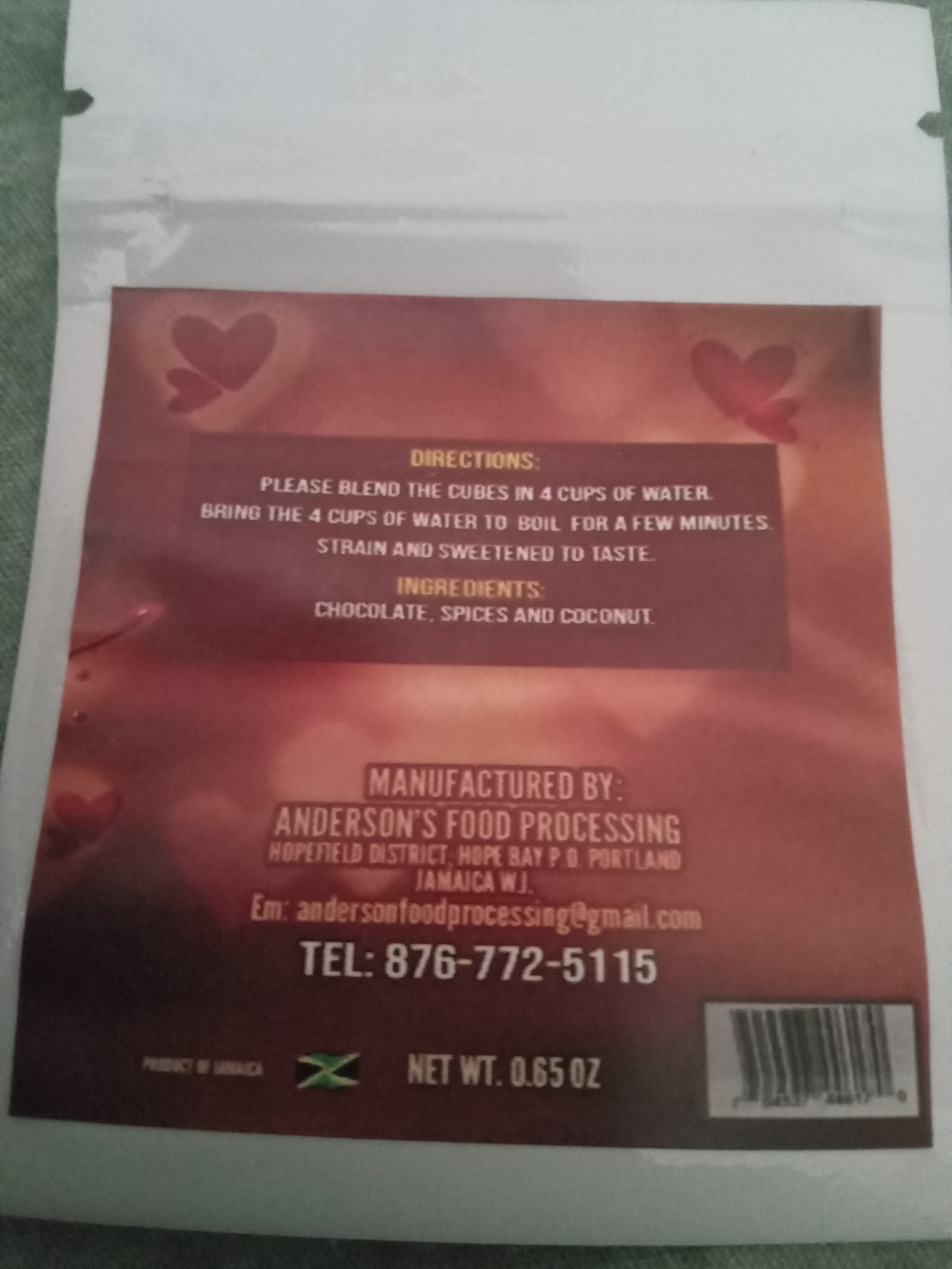 Chocolate to make chocolate tea